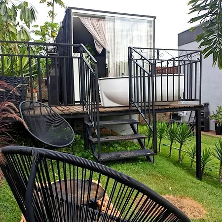 Tiny House Paraiso Minicasas Com Hidromassagem Pouso Alegre Exterior photo